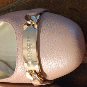 Coach Bianca Flats Blush Pink